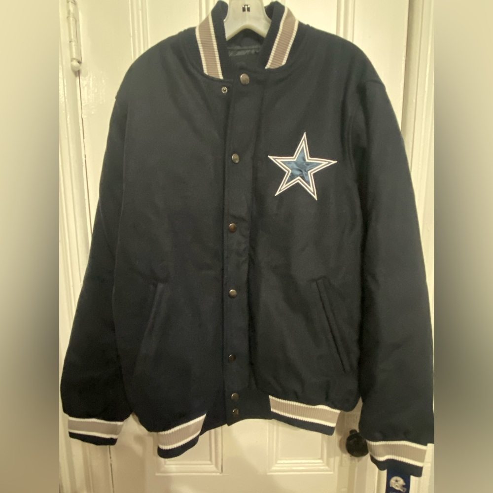NWT Dallas Cowboys wool varsity jackey M